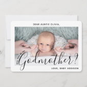 「写真のゴッドマザーに、現代的でエレガントな台本を提案します」 招待状 (正面)