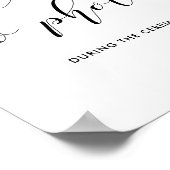 写真のサインを結婚お願いします ポスター (角)