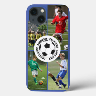 写真のサッカーの追加 iPhone 13ケース