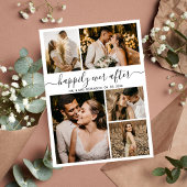 写真のサンキューカードの後で幸結婚福に サンキューカード