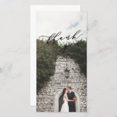 写真のサンキューカード サンキューカード (正面/裏面)