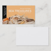 写真のサンゴとシェル 名刺 (正面/裏面)