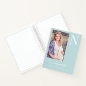 写真のジャーナリングに名前を付けるパーソナライズされた母 ノートブック (内部)