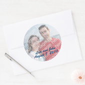 写真のステッカー ラウンドシール (封筒)