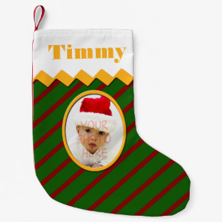 写真のストッキング スモールクリスマスストッキング