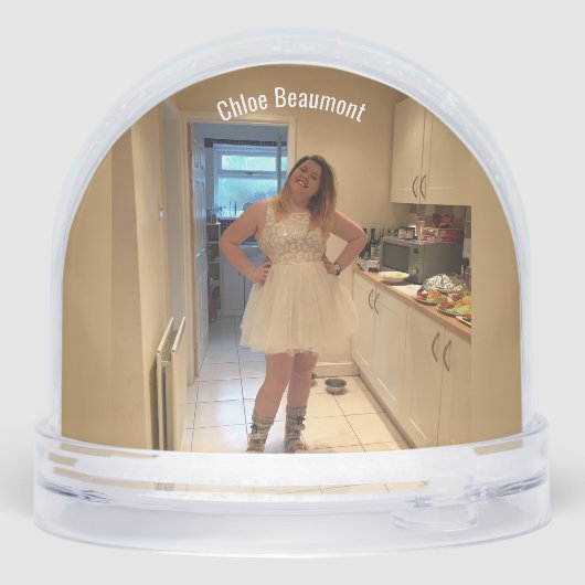 写真のスノーグローブ (裏面)