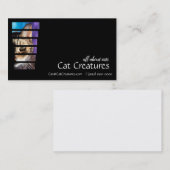 写真のタビー猫 名刺 (正面/裏面)