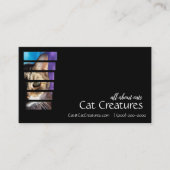 写真のタビー猫 名刺 (正面)