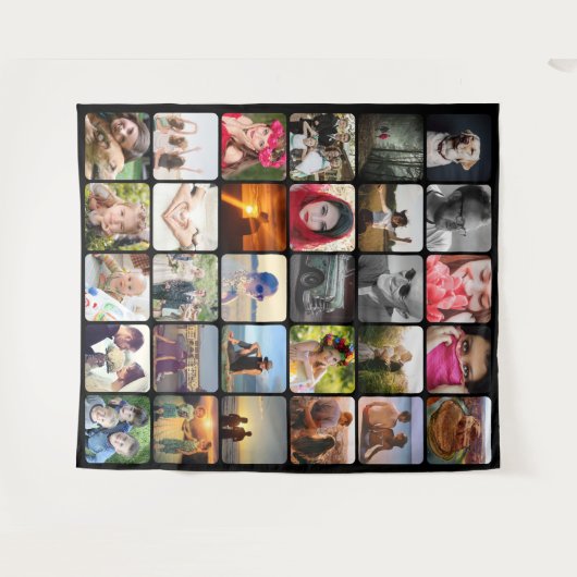 写真のタペストリーのアップロード タペストリー (正面(横))