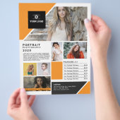 写真のチラシ テンプレート チラシ (手)