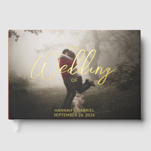 写真のテラ結婚コッタフォイルゲストブックの追加 ゲストブック (正面)