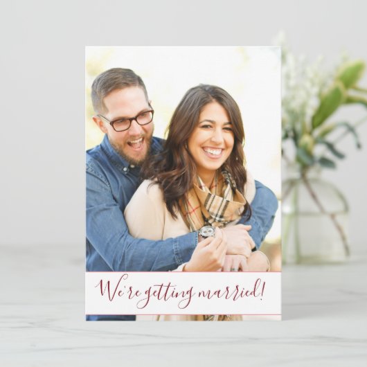 写真のテーマ結婚設定 招待状 (スタンド正面)