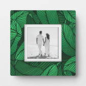 写真のトロピカル葉 フォトプラーク (正面)