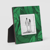 写真のトロピカル葉 フォトプラーク (正面)