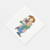 写真のナプキンを撮っている人 スタンダードランチョンナプキン (角)