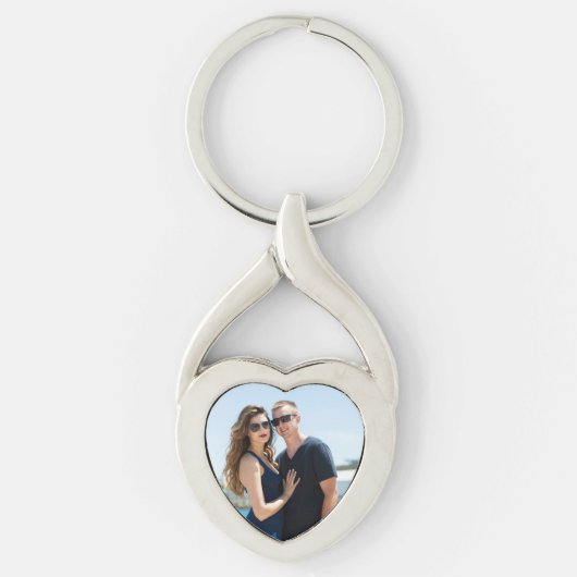 写真のネックレス結婚キーチェーンの追加 キーホルダー (正面)