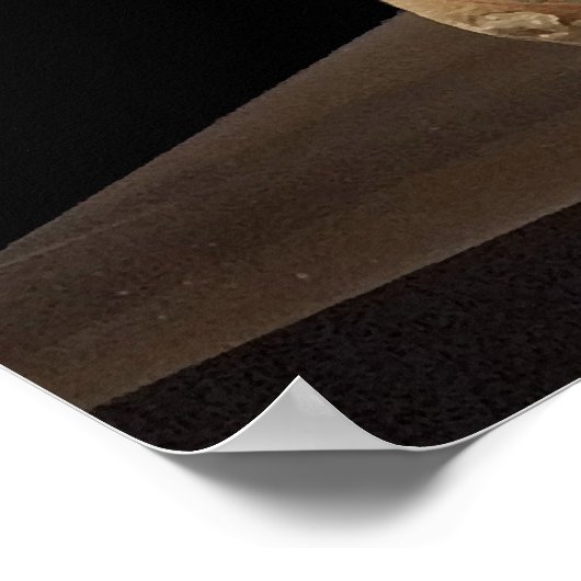 写真のネフェティティ・バストinノイス美術館 ポスター (角)