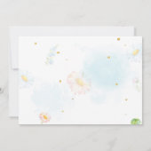 写真のハチの誕生日招待状 虫の招待状 招待状 (裏面)