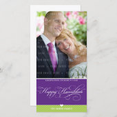 写真のハヌカーカード:: 美しいタイプ2 シーズンカード (正面/裏面)