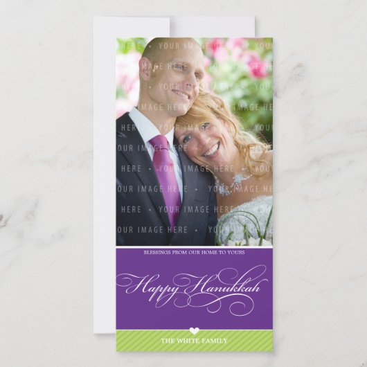 写真のハヌカーカード:: 美しいタイプ2 シーズンカード (正面)