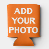 写真のパーソナライズされたカスタマイズ追加 缶クーラー (裏面)