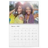 写真のパーソナライズされた予定表 カレンダー (2月 2026)