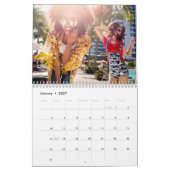 写真のパーソナライズされた予定表 カレンダー (1月 2027)