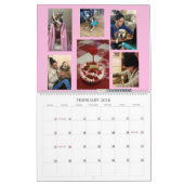 写真のパーソナライズされた予定表 カレンダー (2月 2026)