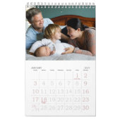 写真のパーソナライズされた予定表 カレンダー (1月 2027)