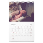 写真のパーソナライズされた予定表 カレンダー (2月 2027)