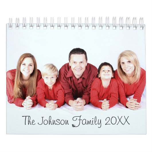 写真のパーソナライズされた予定表 カレンダー (カバー)