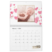 写真のパーソナライズされた季節カレンダー カレンダー (2月 2026)