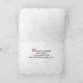 写真のパーソナライズな名前、アンドリューの誕生日大きいGru カード (内部)