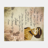 写真のパーソナライズフリースブランケット フリースブランケット (正面(横))