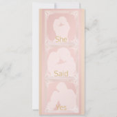 写真のパーソナライズ日付の保存 セーブザデート (裏面)