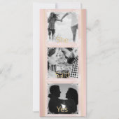 写真のパーソナライズ日付カードの保存 セーブザデート (裏面)