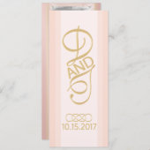 写真のパーソナライズ日付カードの保存 セーブザデート (正面/裏面)