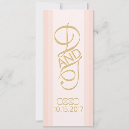 写真のパーソナライズ日付カードの保存 セーブザデート (正面)