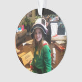 写真のパーソナライズCHRISTMASアクリルオーナメント オーナメント (正面)