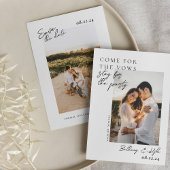 写真のパーティーに滞在する日付を保存 招待状