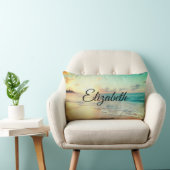 写真のビーチアットサンライズ ランバークッション (椅子)