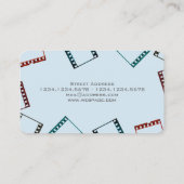 写真のフィルムテープパターン多彩なカバー 名刺 (裏面)