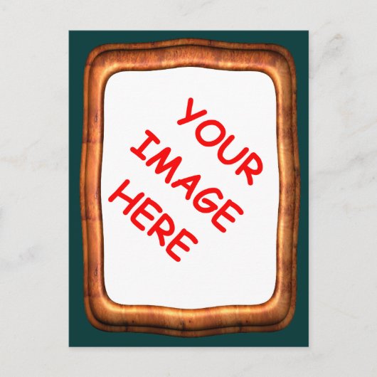 写真のフレーム付きポストカード ポストカード (正面)