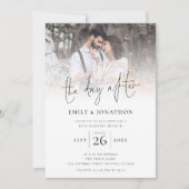 写真のブランチ結婚の翌日 招待状 (正面)