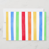 写真のブロック招待状 招待状 (裏面)