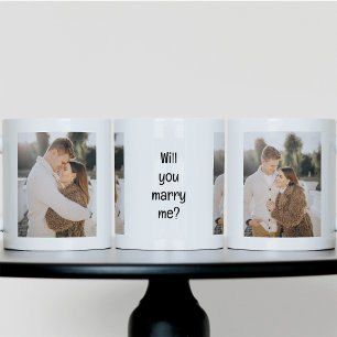 写真のプロポーザルと結婚してくれないか コーヒーマグカップ