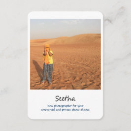 写真のプロモーションカード 招待状