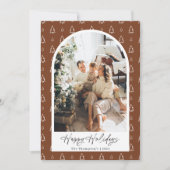 写真のホリデーカード, モダンなクリスマスカード 招待状 (正面)