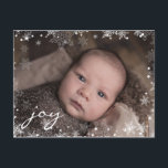 写真のホリデーカード | 冬のクリスマス スノーフレーク シーズンポストカード<br><div class="desc">写真のホリデーカード | 冬のクリスマス スノーフレーク</div>