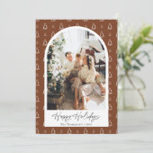 写真のホリデーカード, 現代的なクリスマスカード 招待状 (スタンド正面)